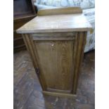 Victorian honey oak pot cupboard