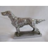 Louis Lejeune chrome 'Red Setter' car mascot