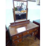 Edwardian mahogany dressing table