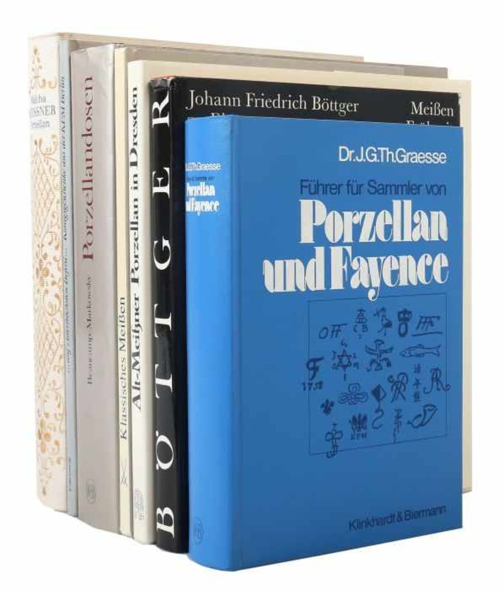 7 Bücher Porzellan<