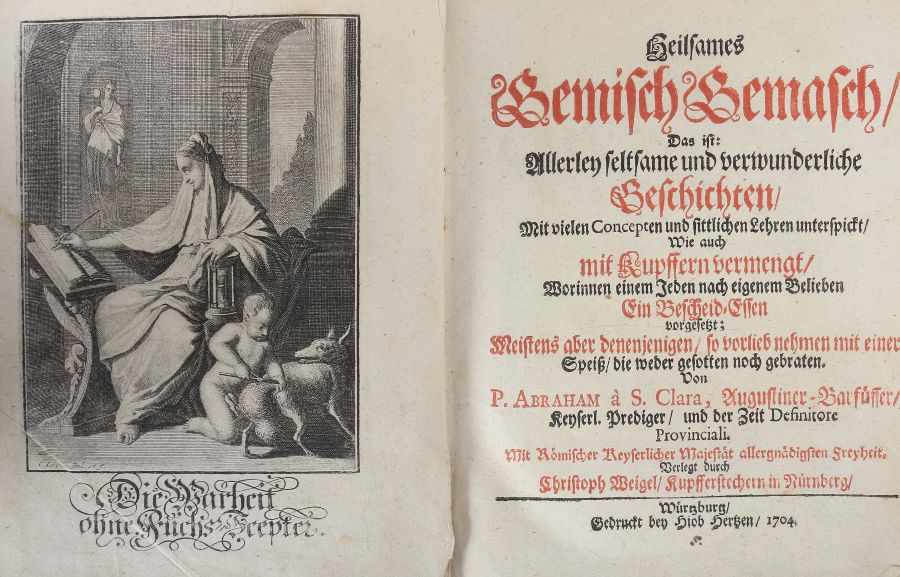 Abraham a Santa Clara (Johann Ulrich Megerle) - Image 3 of 4