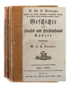 Bertram, Ph(ilipp) E(rnst) Geschichte des Hauses und Fürstenthums Anhalt, fortgesetzt von M. J. C.