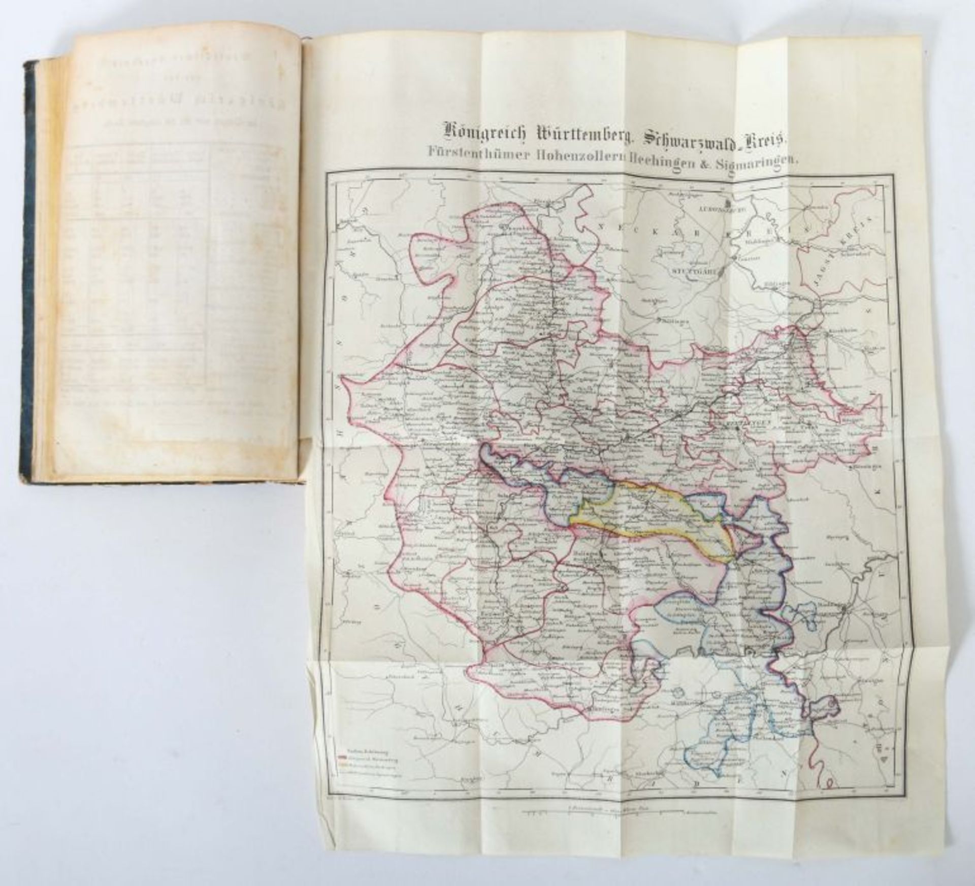 Fischer, A(ugust) Geographie, Statistik und Topographie des Königreichs Württemberg und - Bild 6 aus 6