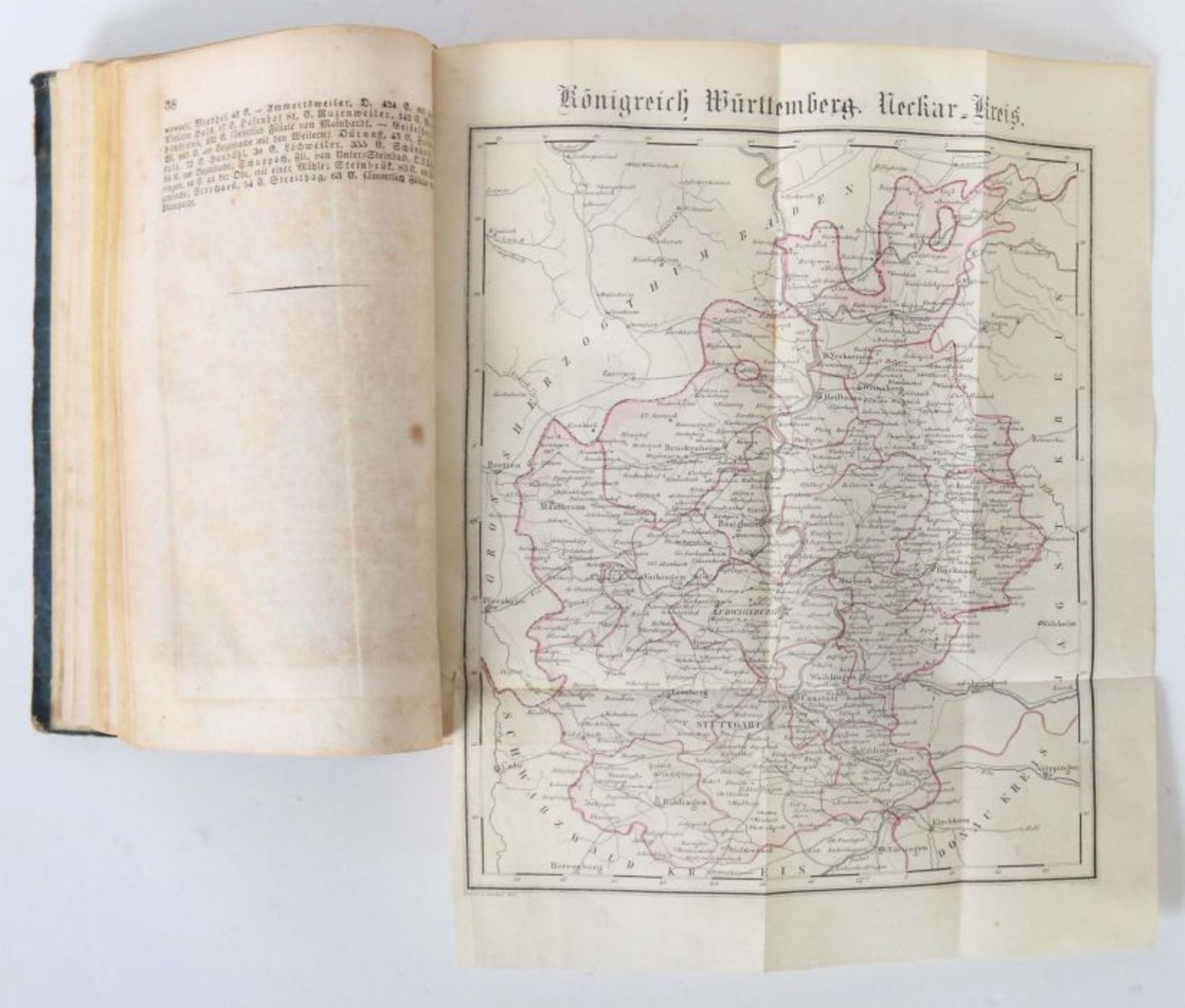 Fischer, A(ugust) Geographie, Statistik und Topographie des Königreichs Württemberg und - Bild 5 aus 6