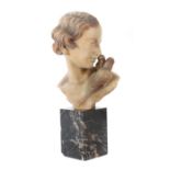 Dommisse, Johannes Antwerpen 1878 - 1955 ebd., belgischer Bildhauer. "Damenbüste mit