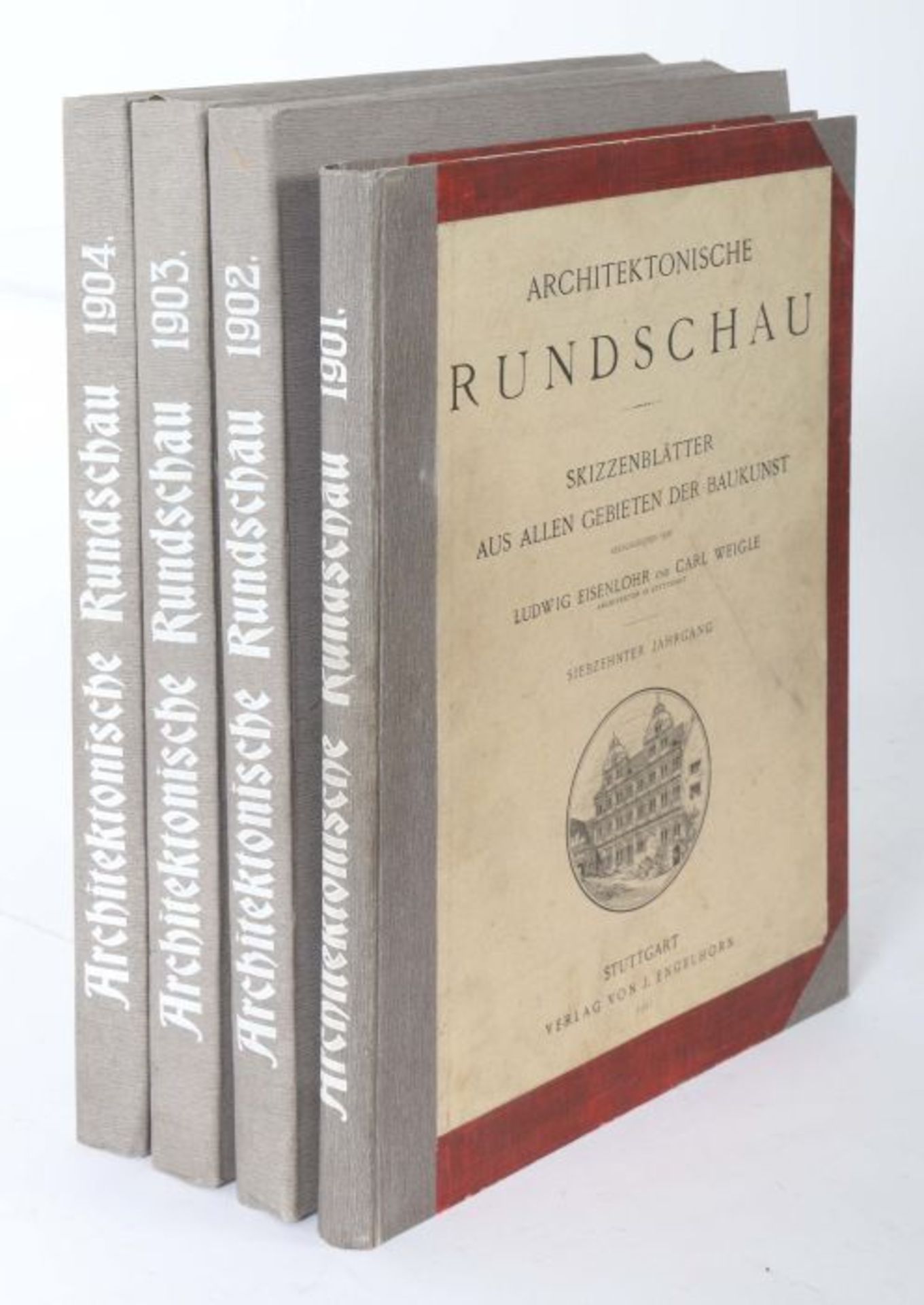 Architektonische Rundschau Skizzenblätter aus allen Gebieten der Baukunst, hrsg. von Ludwig - Bild 2 aus 6