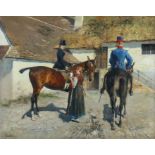 Breling, Heinrich (attr.) Burgdorf 1849 - 1914 Fischerhude, Genre- und Historienmaler, Stud. an der