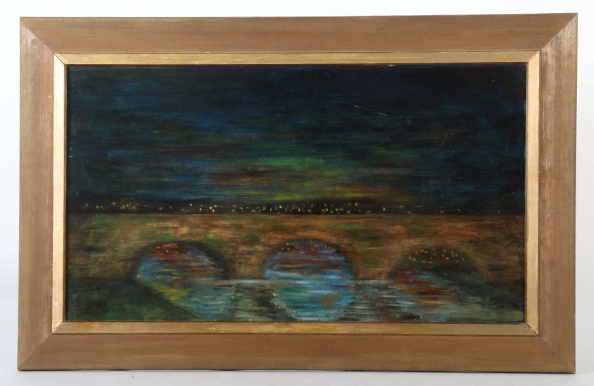 Maler/Kopist des 20. Jh. "Waterloo Bridge", Darstellung angelehnt an Vorbild von Claude Monet, - Bild 2 aus 2