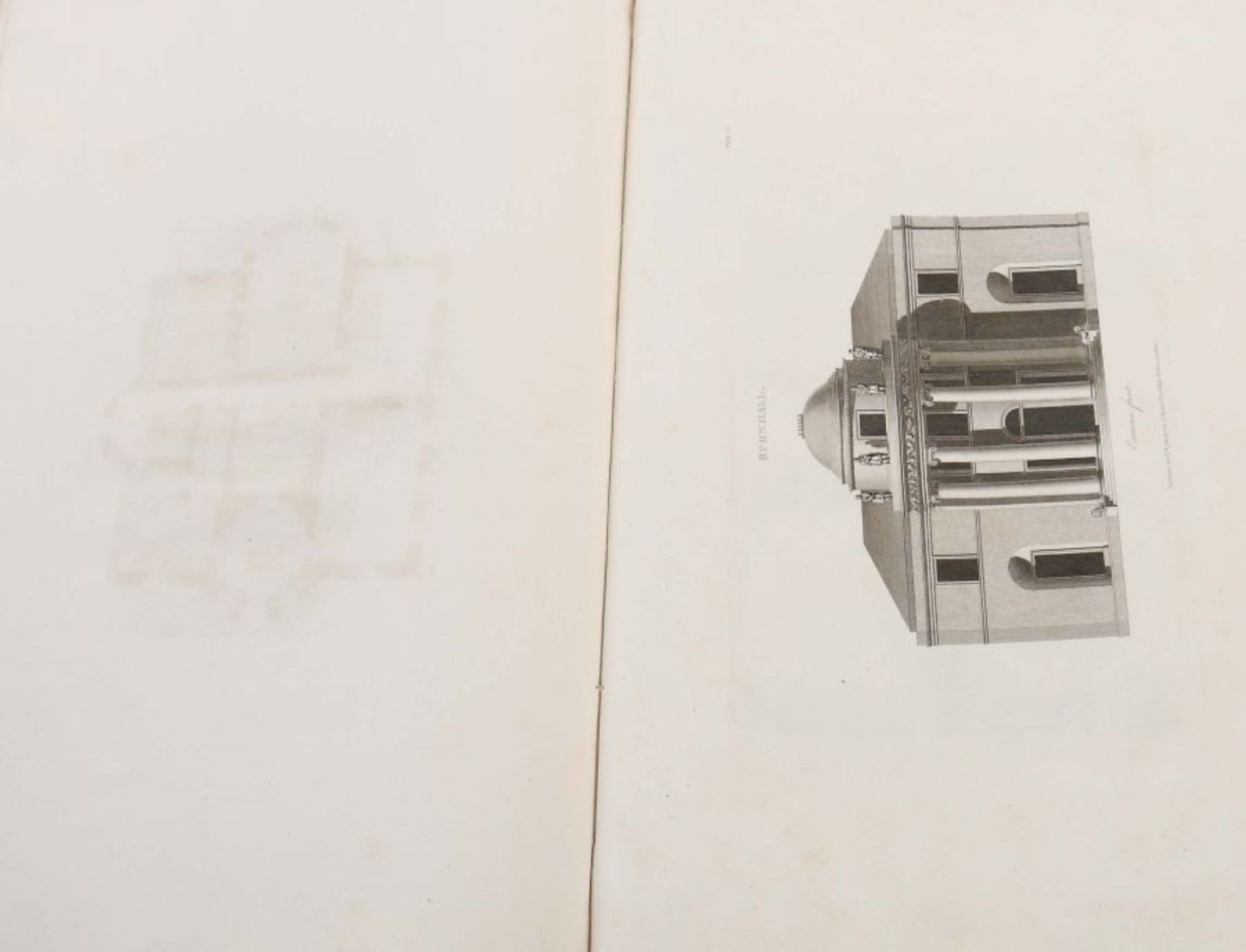 Soane, John Plans, Elevations and Sections of Buildings: executed in the counties of Norfolk, - Bild 7 aus 8