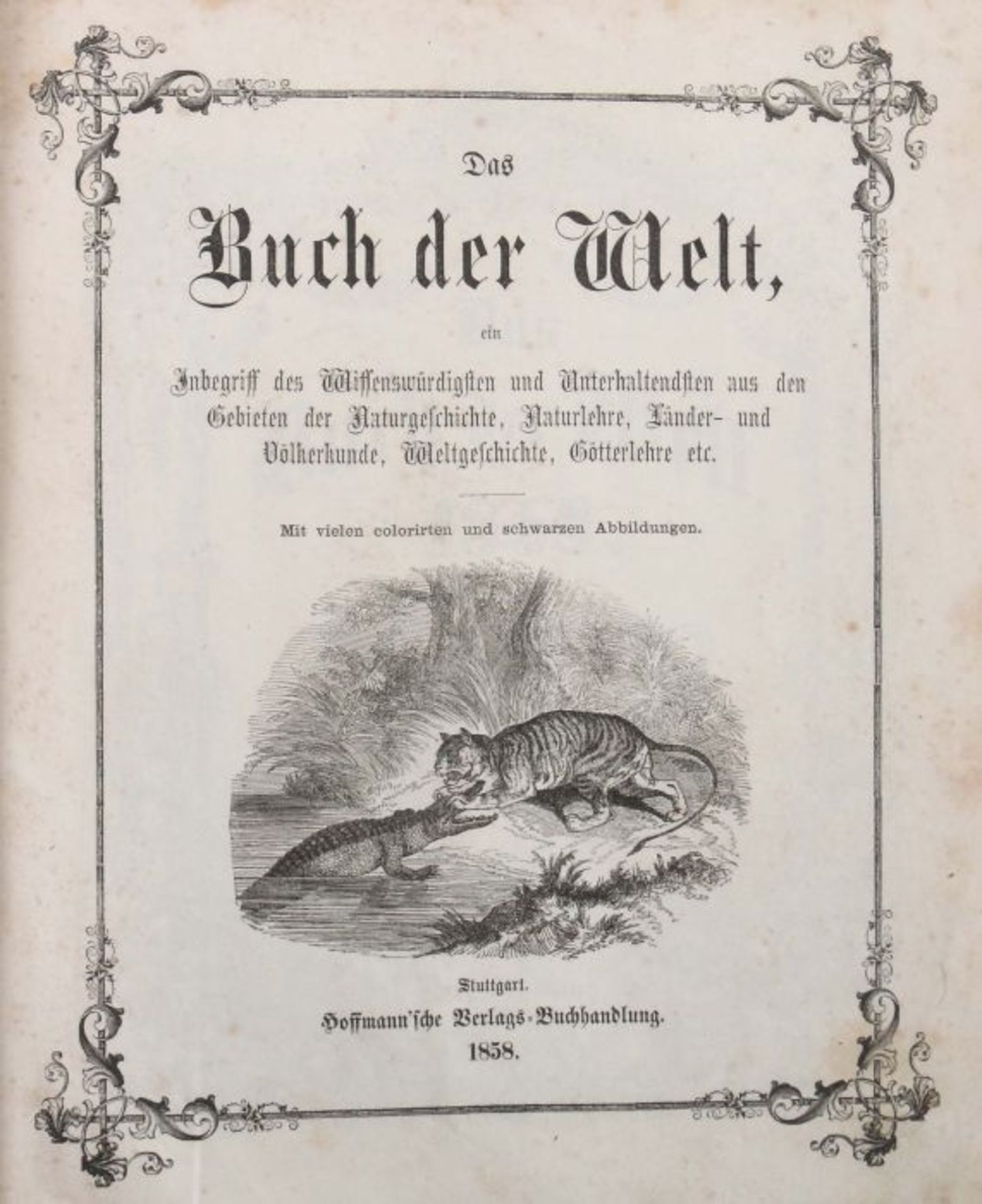 Das Buch der Welt ein Inbegriff des Wissenwürdigsten und Unterhaltendsten aus den Gebieten der - Bild 3 aus 5