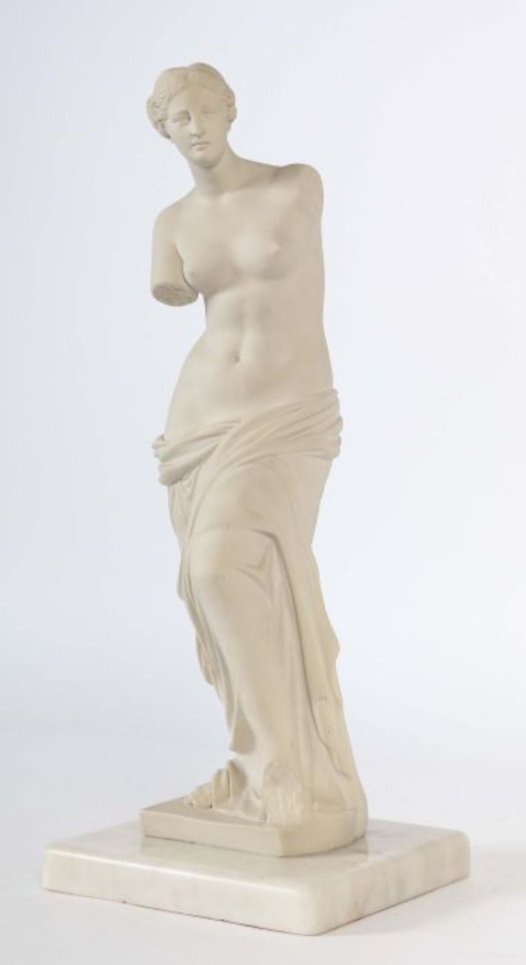 Bildhauer des 19./20. Jh. "Venus von Milo", Carrara-Marmor, vollplastische Figur der griechischen - Bild 2 aus 4