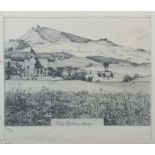 Hollenberg, Felix Sterkrade/Ruhr 1868 - 1945 Gomadingen, Landschaftsmaler und Grafiker in