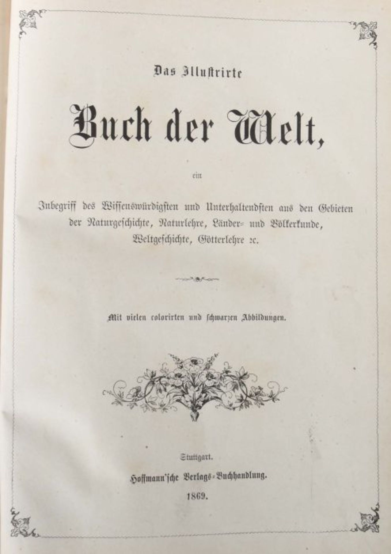 Das Buch der Welt ein Inbegriff des Wissenwürdigsten und Unterhaltendsten aus den Gebieten der - Bild 4 aus 6