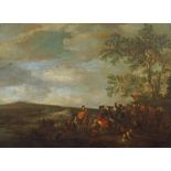 Wouwerman, Philips (Nachfolge/nach) Haarlem 1619 - 1668 ebenda, malte Reiter-, Kriegs- und