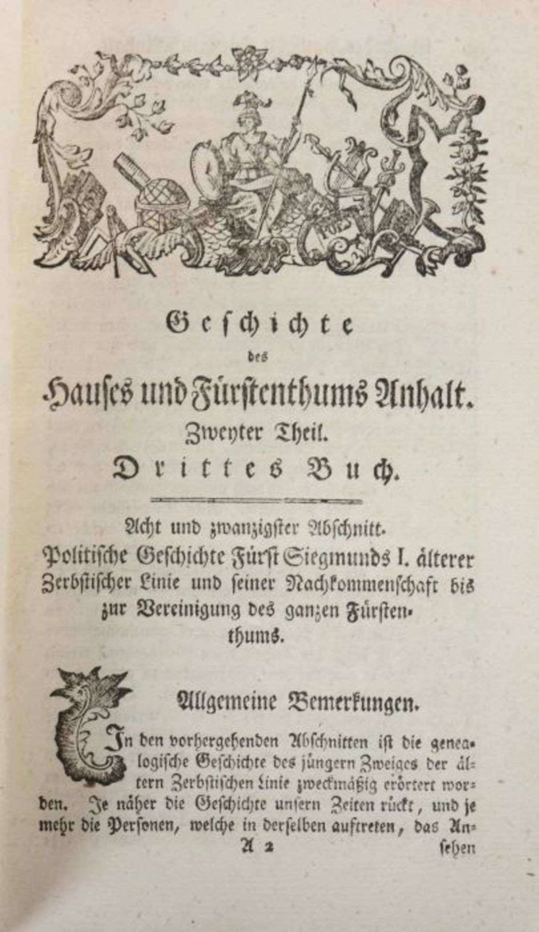 Bertram, Ph(ilipp) E(rnst) Geschichte des Hauses und Fürstenthums Anhalt, fortgesetzt von M. J. C. - Bild 5 aus 6