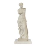 Bildhauer des 19./20. Jh. "Venus von Milo", Carrara-Marmor, vollplastische Figur der griechischen