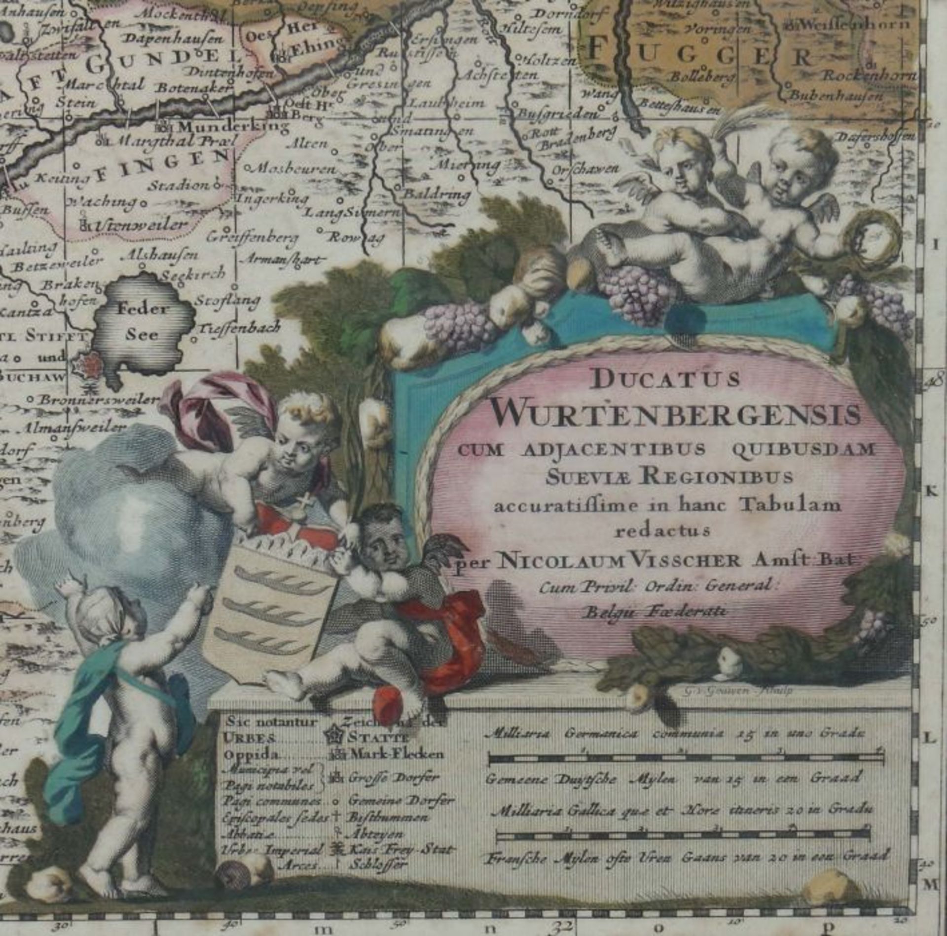 Visscher, Nicolas Amsterdam 1649 - 1702 ebd., niederländischer Kupferstecher, Kartograf und - Bild 3 aus 3