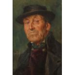 Best, Hans Mannheim 1874 - 1946 München, deutscher Maler. "Portrait eines Mannes" im