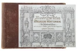 Rachel, Louis Illustrirter Atlas des Königreichs Württemnberg für Schule und Haus mit vielen Kart