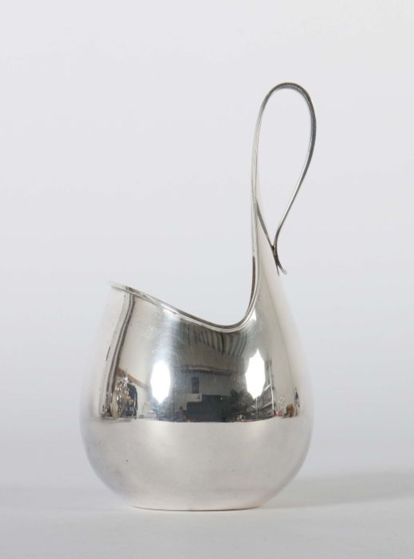 Sauciere Frantz Hingelberg, Aarhus, Mitte 1930er Jahre, Silber 925, ca. 221 g, gebauchter, tief