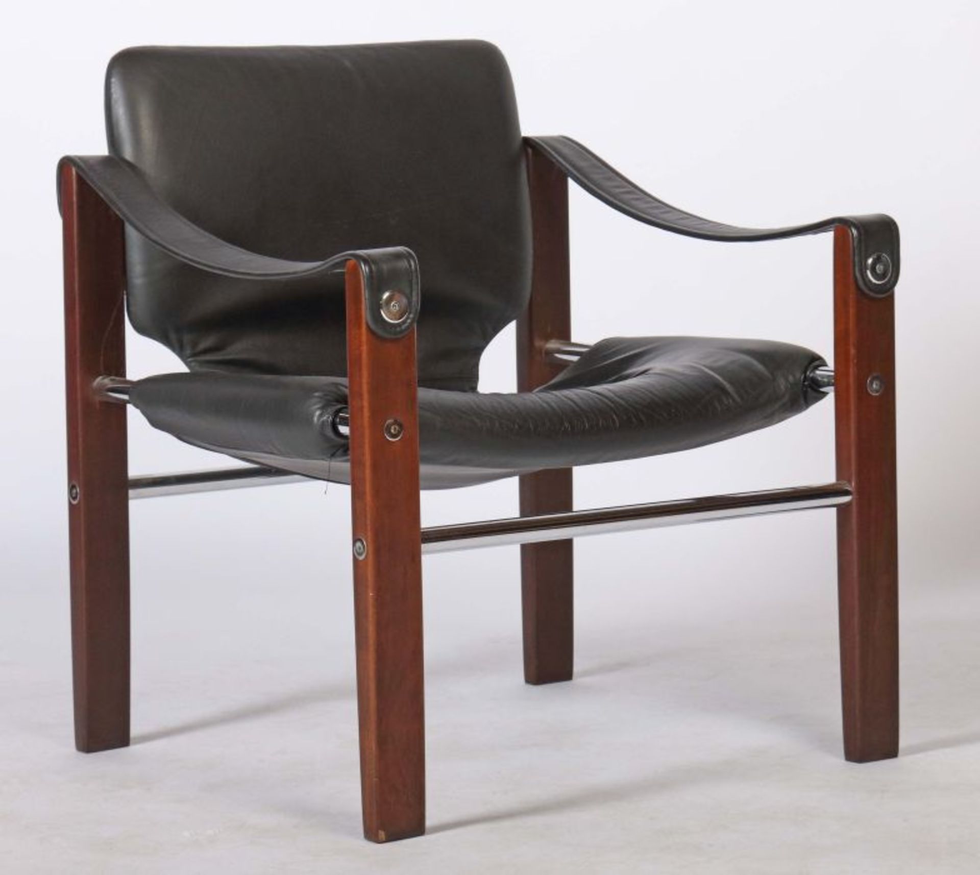 Burke, Maurice Amerikanischer Designer, 4x "Chelsea" Safari-Chair, A: Askana, 1979, vier - Bild 2 aus 2