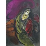 Chagall, Marc (attr.|nach) 1887 - 1985, russischer Maler, Illustrator, Bildhauer und Keramiker. "