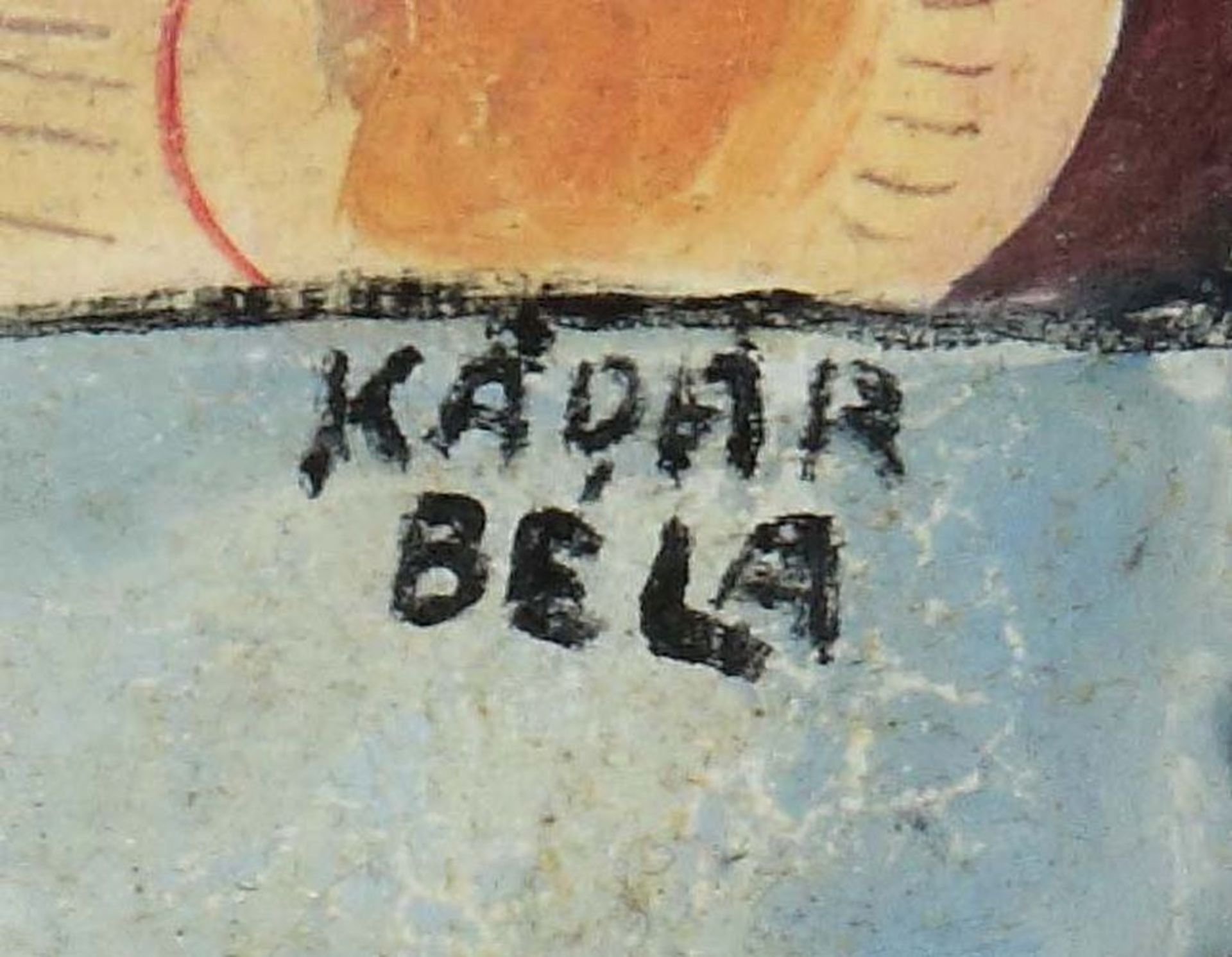 Kádár, Béla Budapest 1877- 1956 ebenda, Stud. an der Akad. der Schönen Künste bei József Rippl- - Bild 3 aus 3