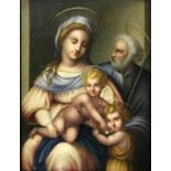 ''LAVATEZ, LOUIS (?) circa 1810 The holy family with John the Baptist as a Boy.
