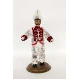 ''AN ALEMANNIC FASNET / CARNIVAL DOLL Wood with traditional clothing. 45 cm highKeywords: