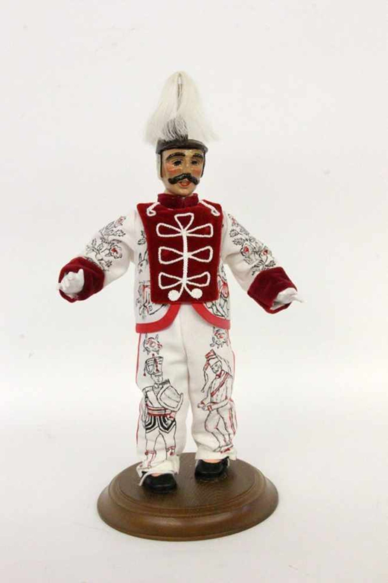 ''AN ALEMANNIC FASNET / CARNIVAL DOLL Wood with traditional clothing. 45 cm highKeywords: