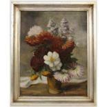 KÄLBERER, PAUL Stuttgart 1896 - 1974 Glatt Flowers in the Vase. Oil on canvas, signed and<