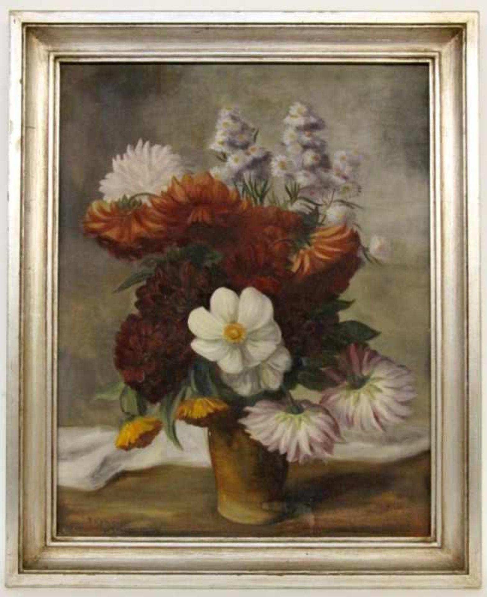 KÄLBERER, PAUL Stuttgart 1896 - 1974 Glatt Flowers in the Vase. Oil on canvas, signed and<