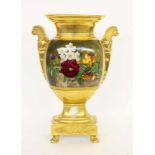 ''AN EMPIRE STYLE FIREPLACE VASE France, 19th century Krater-shaped with lions' heads as