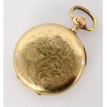 ''A HUNTER CASED POCKET WATCH Pateck & Cie., Geneve circa 1910 585/000 yellow gold with