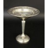 ''A TAZZA, 925/000 sterling silver. Foot filled. 16.5 cm high. Condition: minor