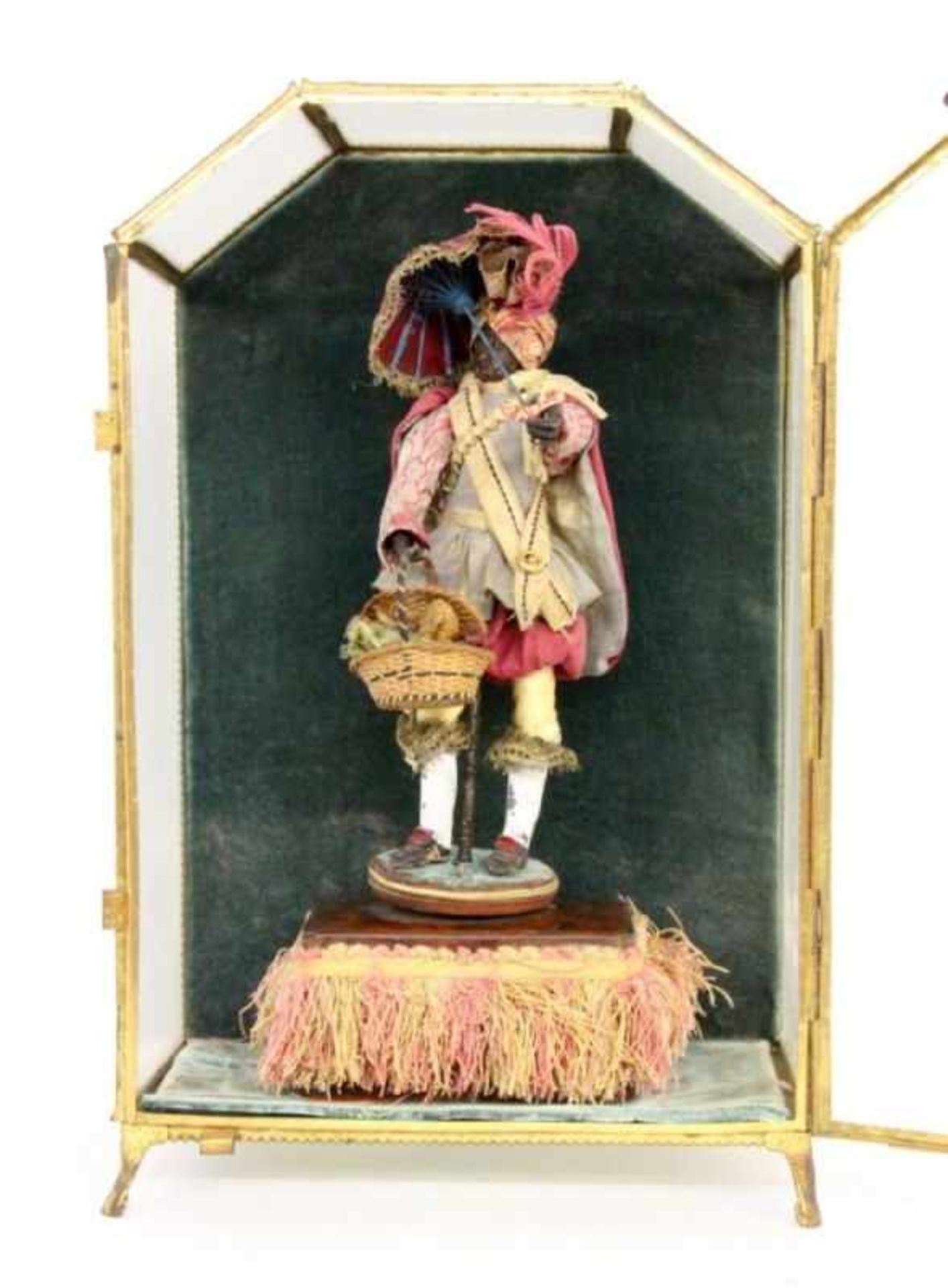 ''A DOLL AUTOMATON WITH VENETIAN MOOR France, 19th century Beautifully attired doll on a - Bild 3 aus 3