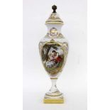 A MAGNIFICENT VASE probably Paris, circa 1900 Ovoid body with rich gold decoration and