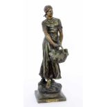 (After) A.J. Scotte French sculptor circa 1867 - 1925 Les Vendanges. Allegory of the