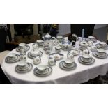A PORCELAIN SERVICE ''MARIA THERESIA COBURG'' Hutschenreuther, Selb 57-piece tea and