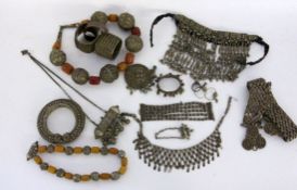 A LOT OF 15 NOMAD JEWELLERY PIECES Metal. Keywords: gems, jewels, accessories, jewelry
