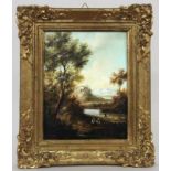 (Referred to as) GILBERT 20th century Counterparts: 2 Romantic River Landscapes With