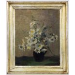 DANN, JOHANNA 1878 - Heilbronn - 1986, was active in Stuttgart Flowers in the Vase. Oil on