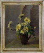 DANN, JOHANNA Furfeld 1878 - 1986, was active in Stuttgart Flowers in the Vase. Oil on