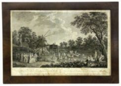 EICHLER, MATTHIAS-GOTTFRIEDErlangen 1748 - 1821 Augsburg "Rue du bain de Cerebrensky et de ses
