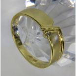 DAMENRING585/000 Gelbgold mit kleinem Brillant. Ringgr. 56, Brutto ca. 4,1gA LADIES RING 585/000