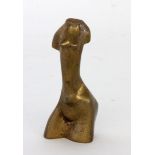 WEIBLICHER TORSOBronze. Bez.: inu. H.10cmFEMALE TORSO Bronze. Inscribed: inu. 10 cm high.