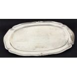 SILBERTABLETTMexico, 20.Jh. 925/000 Sterling Silber. 61x34,5cm, ca. 1367g. Gest.A SILVER TRAY