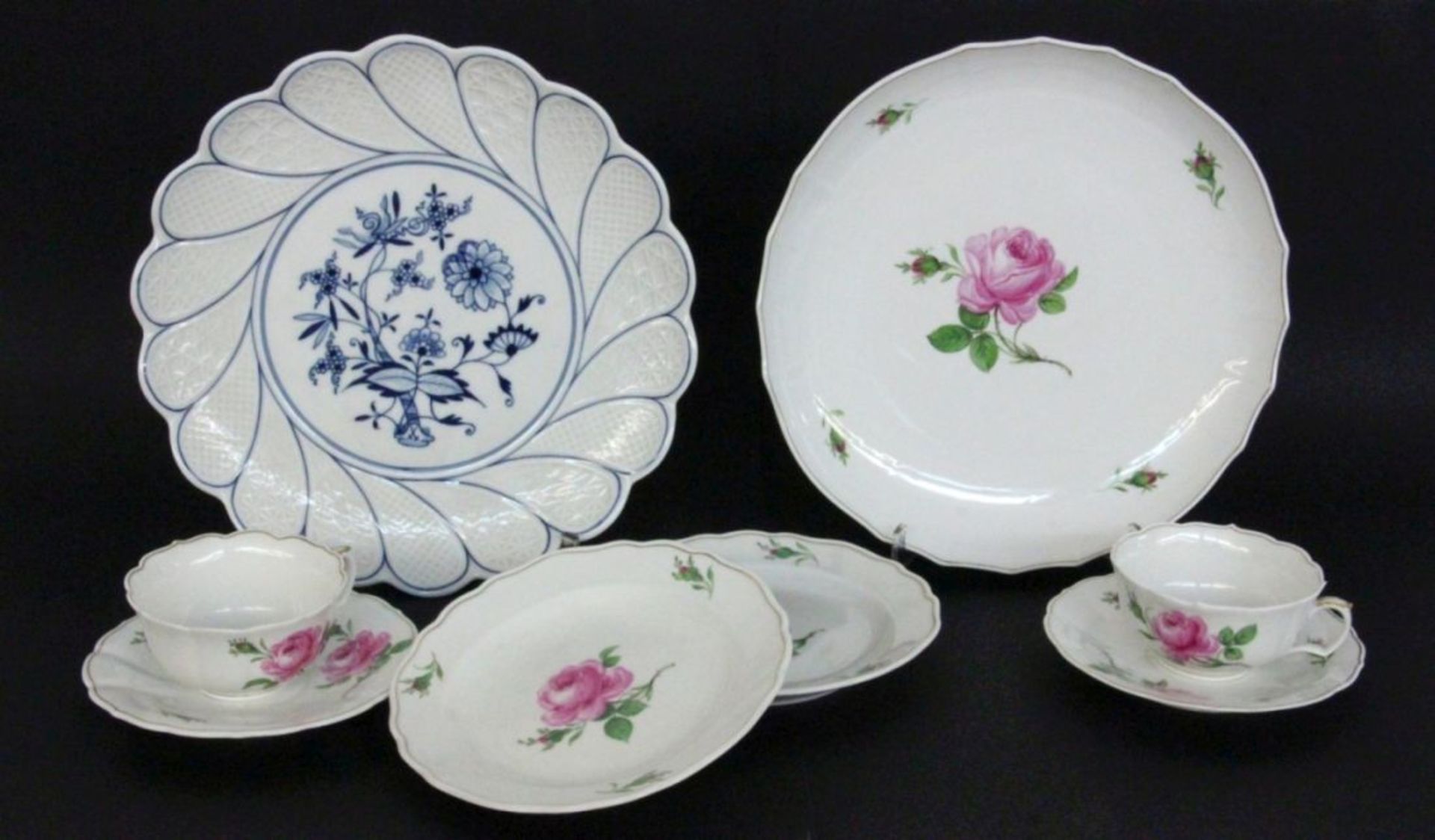 LOT 8 TEILE MEISSEN GESCHIRR