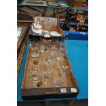 BOX OF BELGIAN BEER GLASSES & BOX INC GRAFTON COFFEE SET