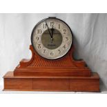 A large early 20th century mahogany cased Shop Display Clock, inscribed Bracher and Sydenham Reading